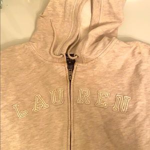 Size medium RALPH LAUREN woman’s beige hoodie